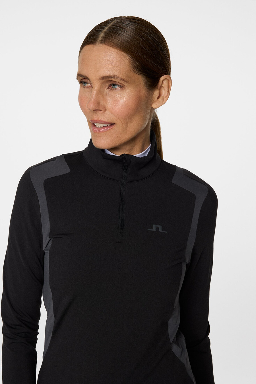 mae quarter zip mid layer