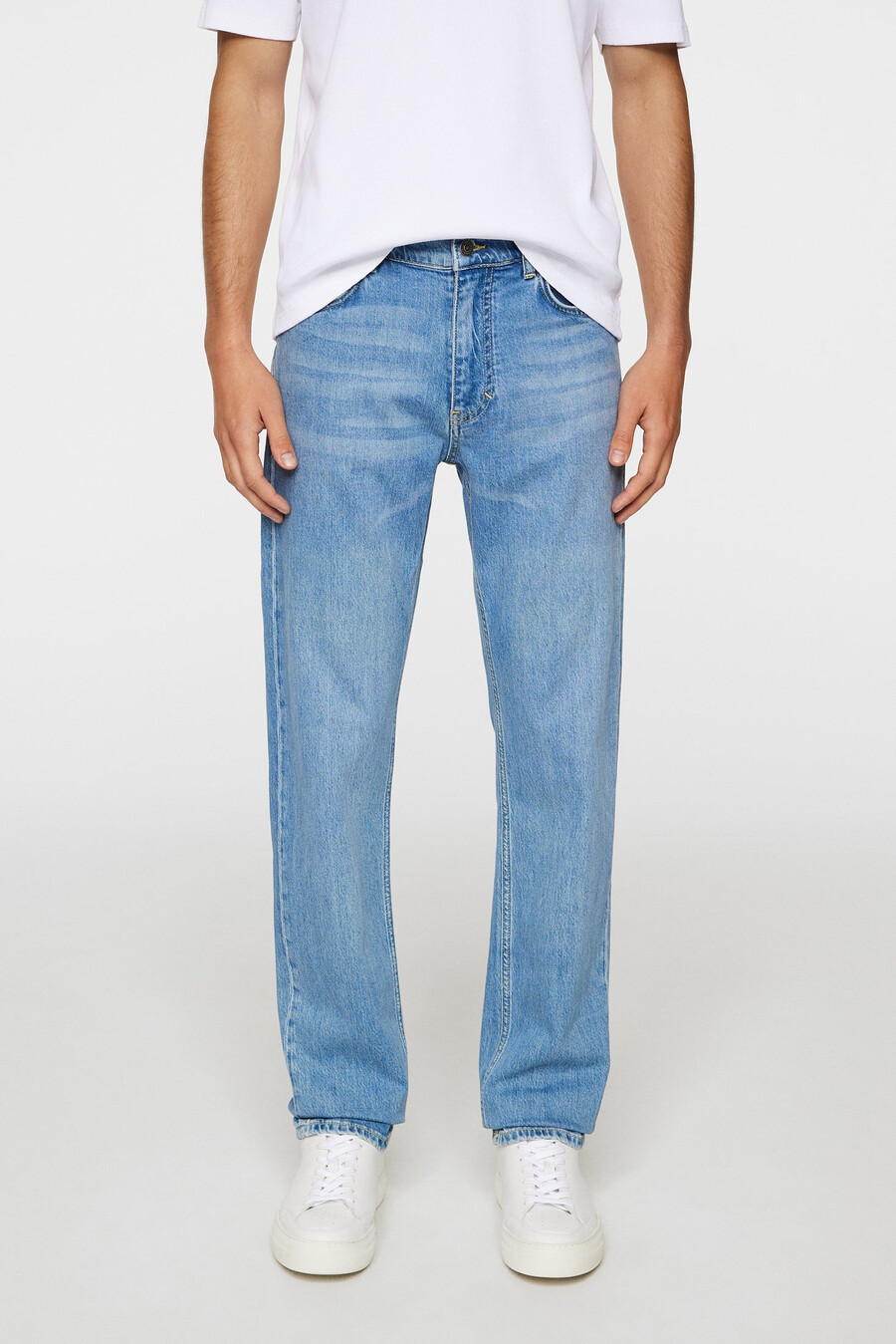 jeans slim lavaggio chiaro jax