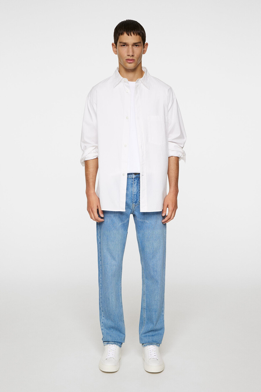 jeans slim lavaggio chiaro jax