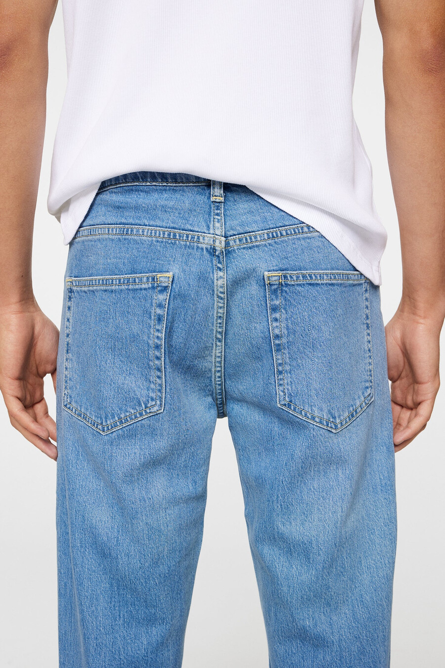jeans slim lavaggio chiaro jax