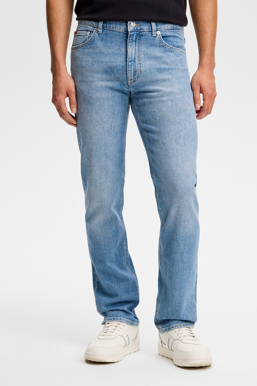 jeans slim lavaggio chiaro jax