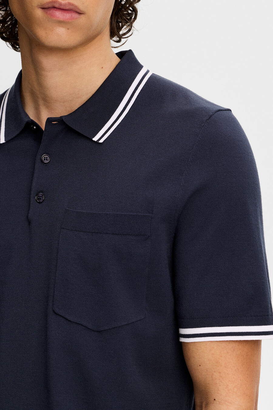 polo a maniche corte in maglia ramon