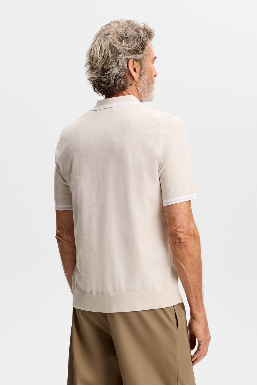 polo a maniche corte in maglia ramon
