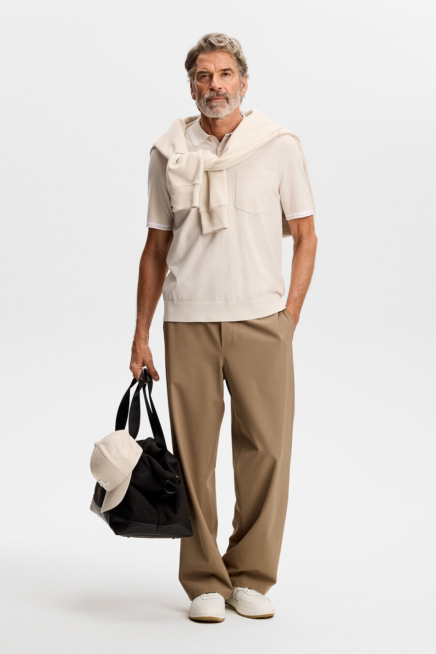 polo a maniche corte in maglia ramon