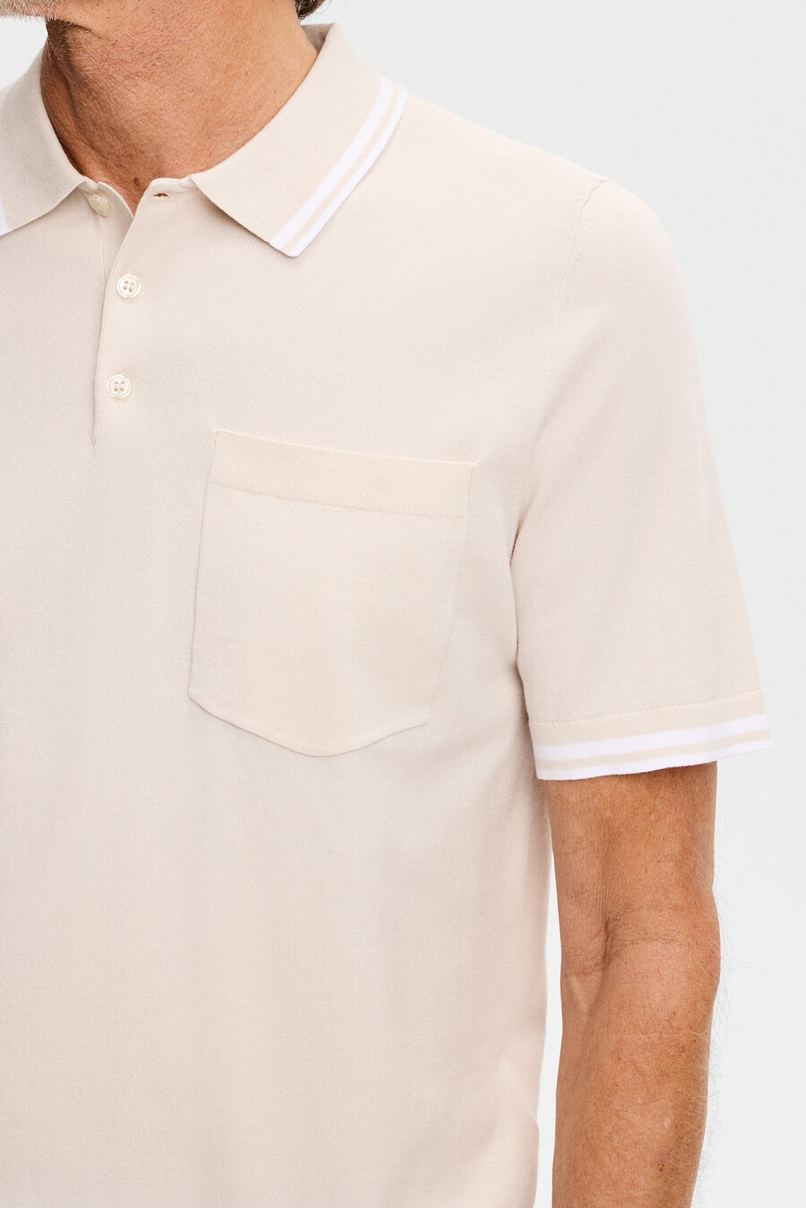 polo a maniche corte in maglia ramon