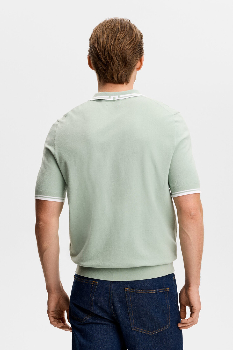 polo a maniche corte in maglia ramon
