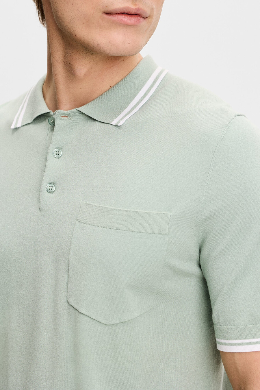 polo a maniche corte in maglia ramon