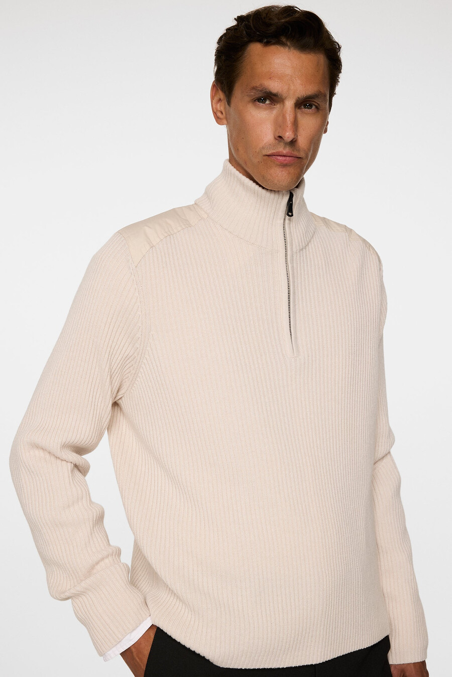 giacca ibrida in maglia martin