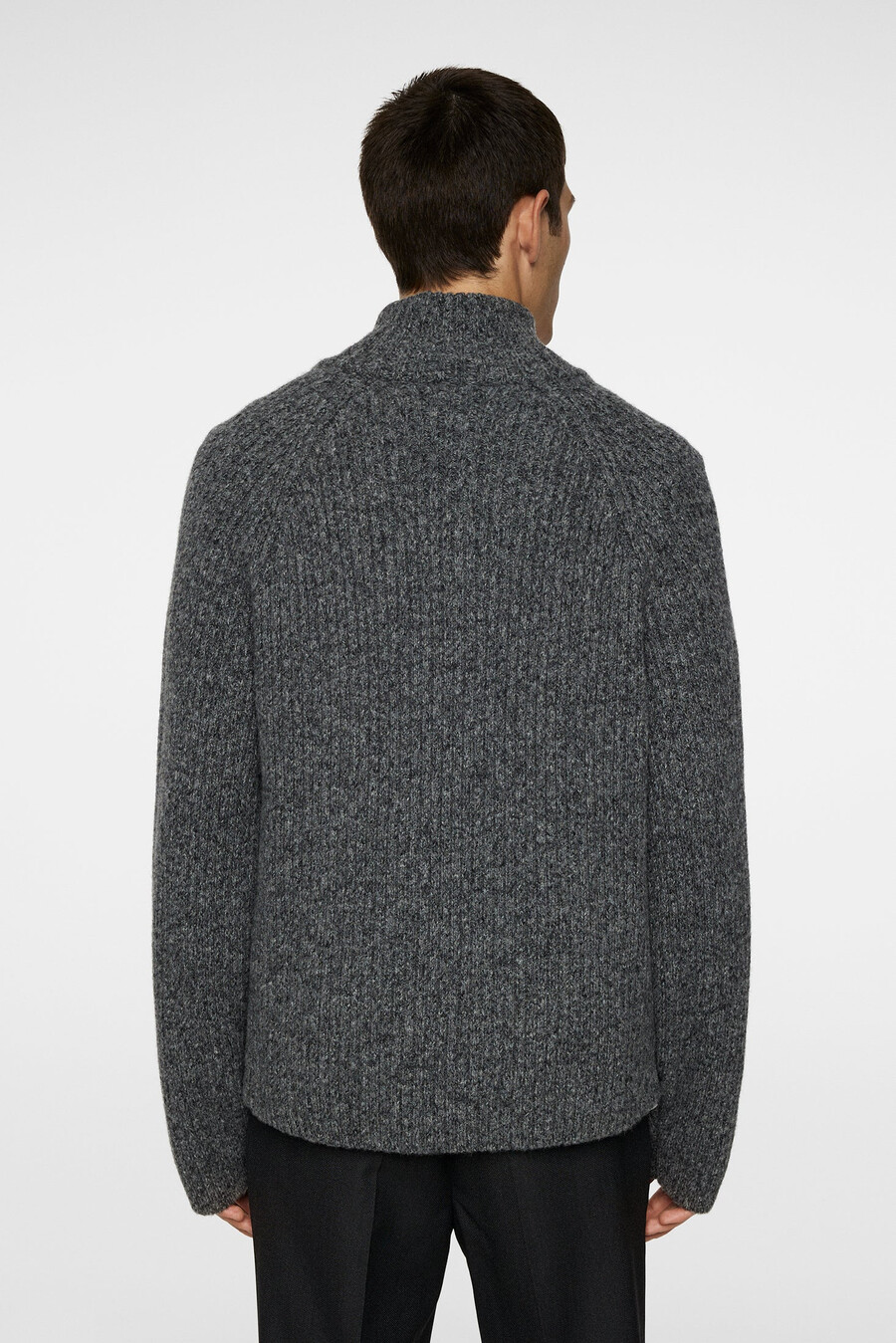 maglione di lana con cerniera victor