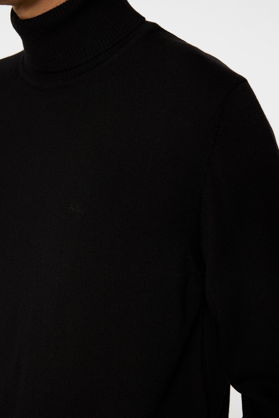 maglia a collo alto in lana merino kaden