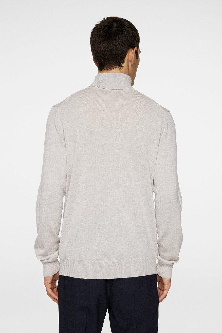 maglia a collo alto in lana merino kaden