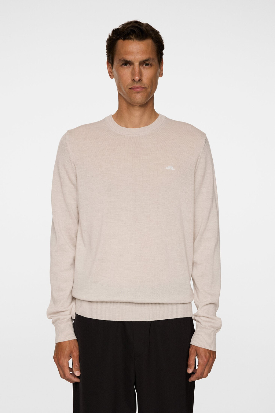 maglia girocollo in lana merino keane