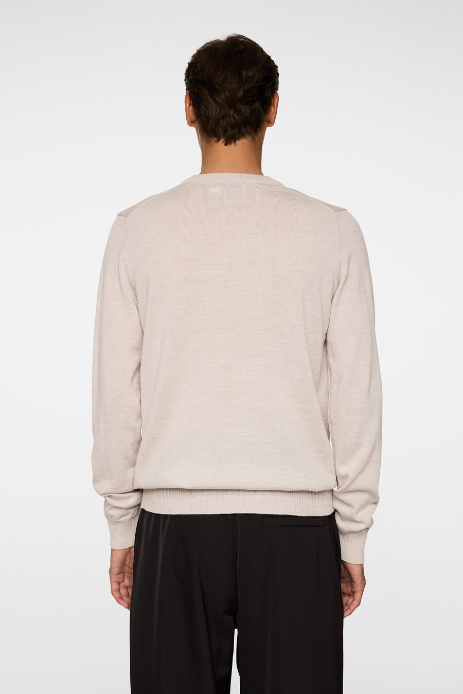 maglia girocollo in lana merino keane