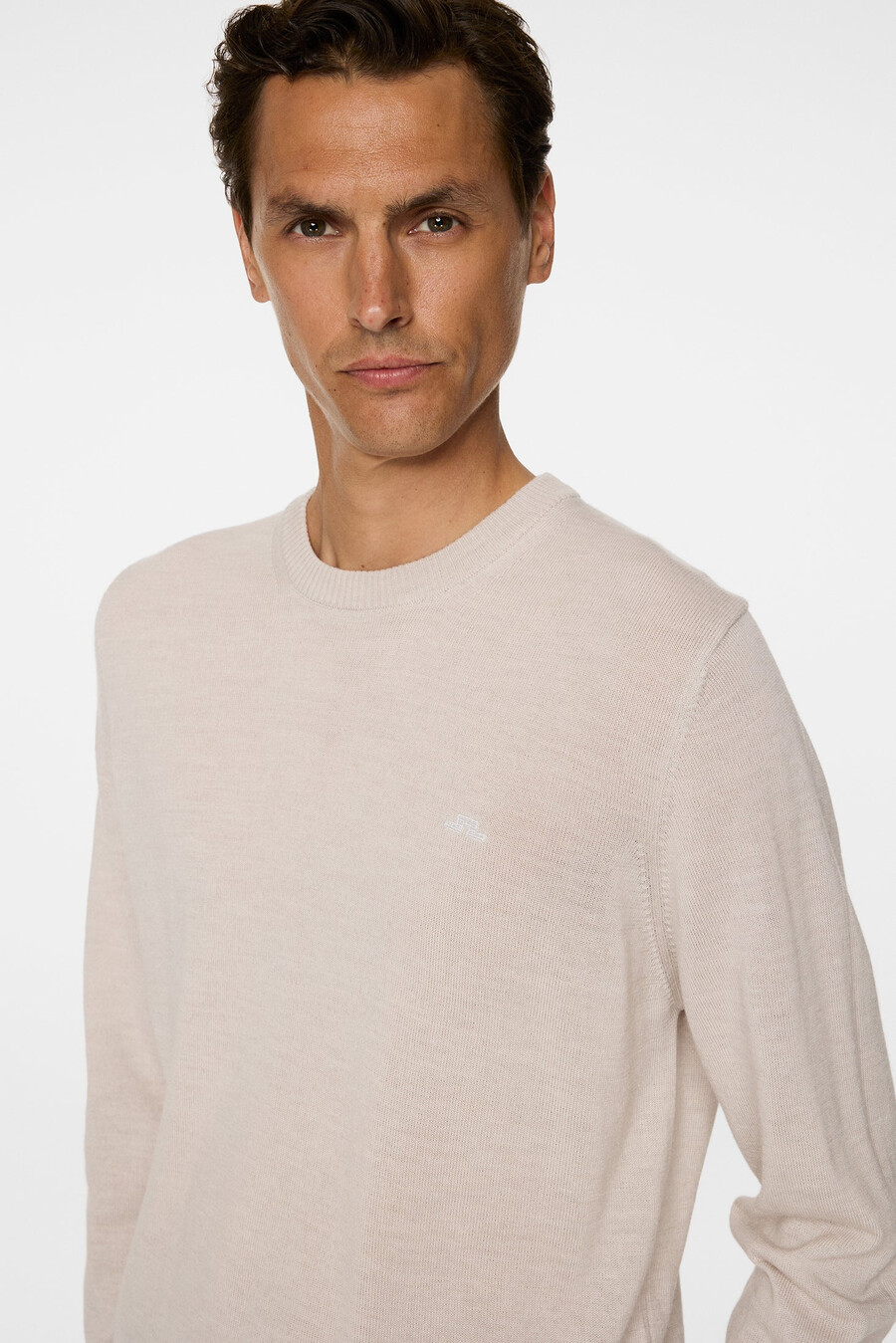 maglia girocollo in lana merino keane