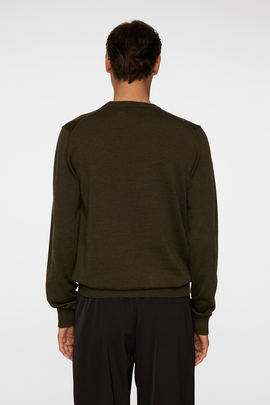 maglia girocollo in lana merino keane
