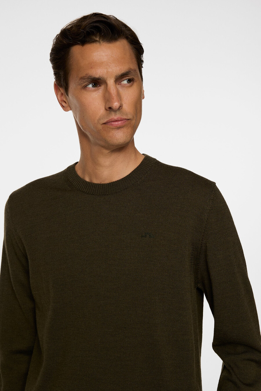 maglia girocollo in lana merino keane