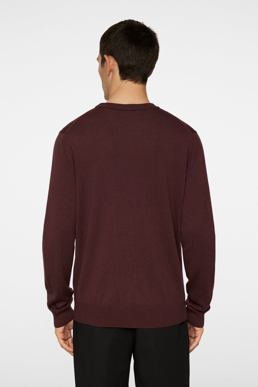 maglia girocollo in lana merino keane