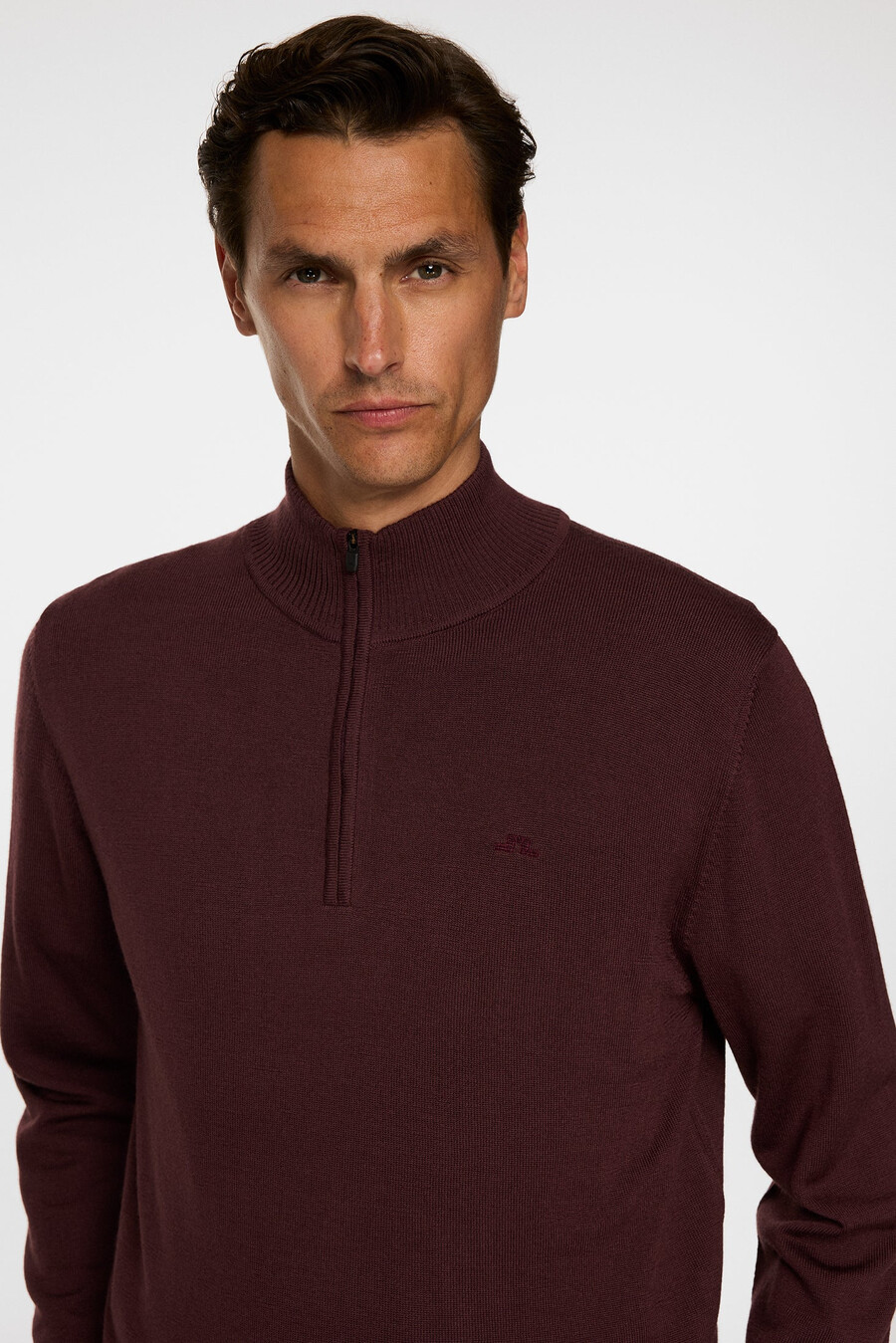 kiyan merino quarter zip