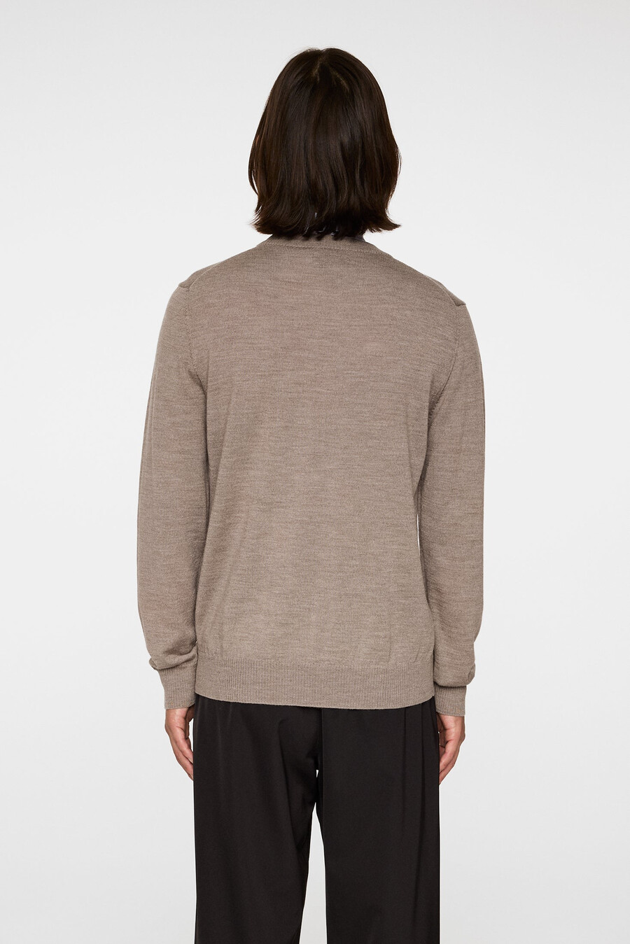 maglia girocollo in lana merino keane