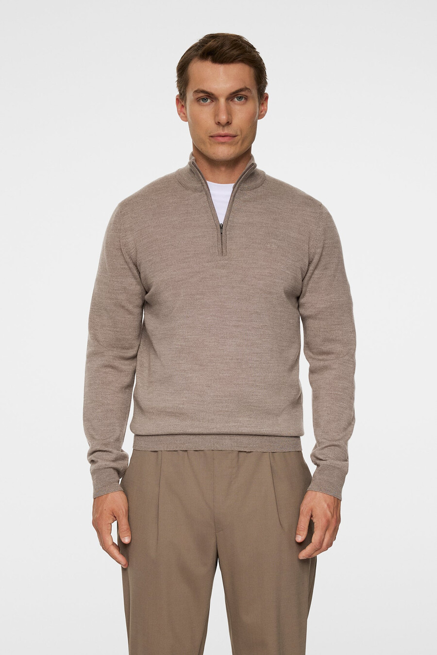 kiyan merino quarter zip