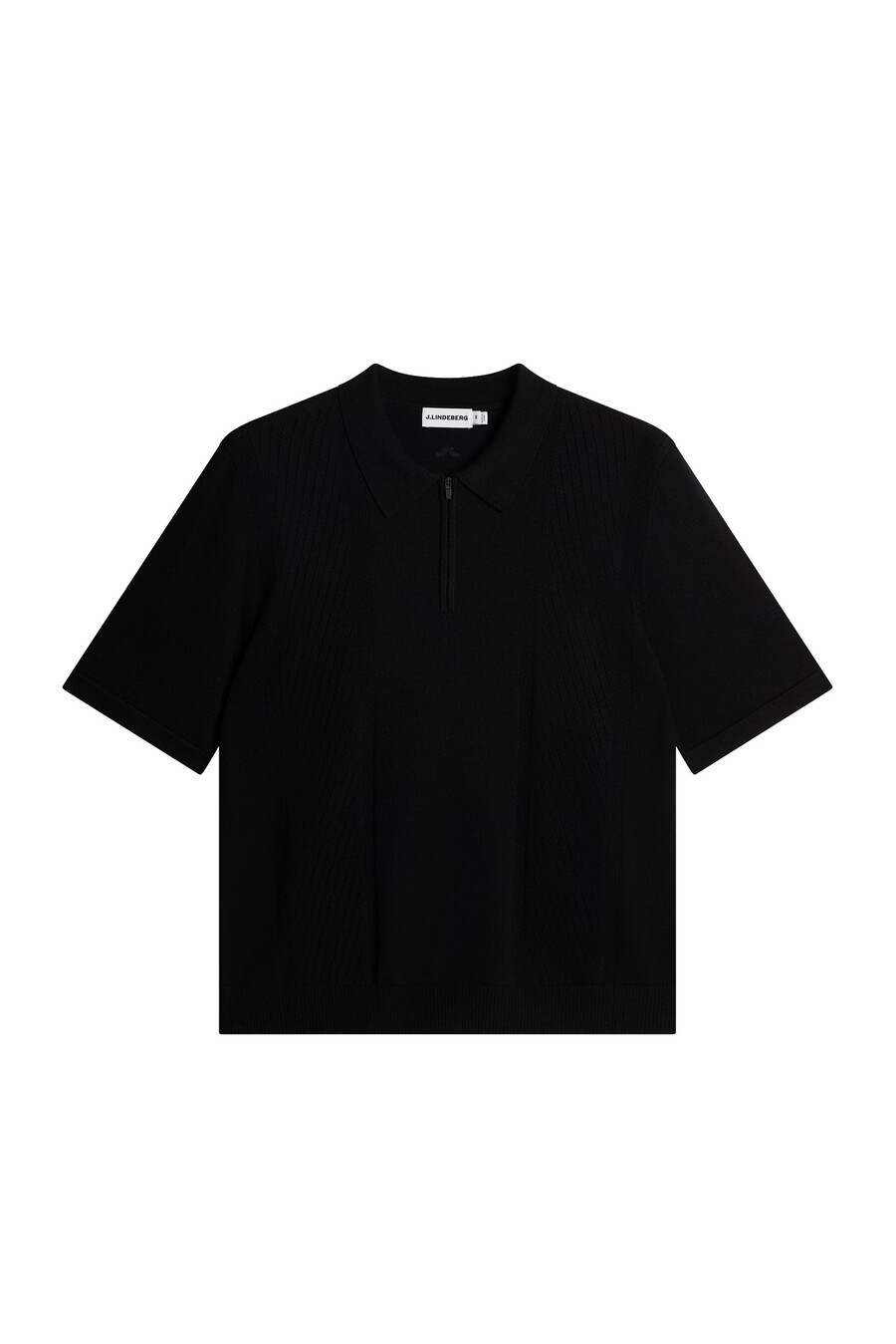 polo in maglia con cerniera remy structure