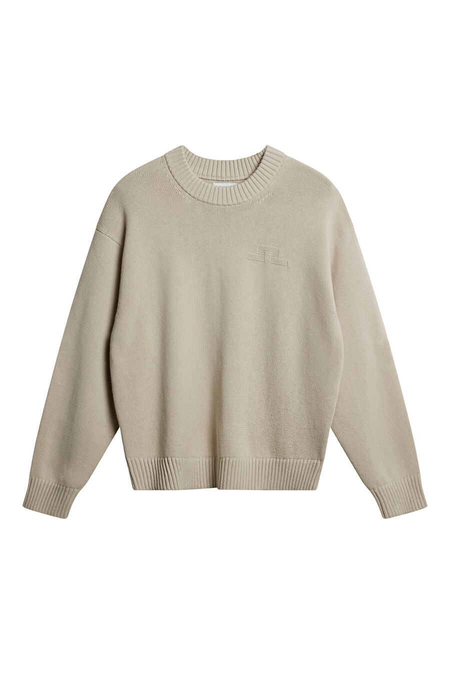 maglia girocollo in cotone e lana eddy