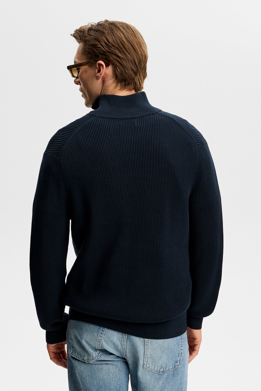 maglione alex con mezza zip