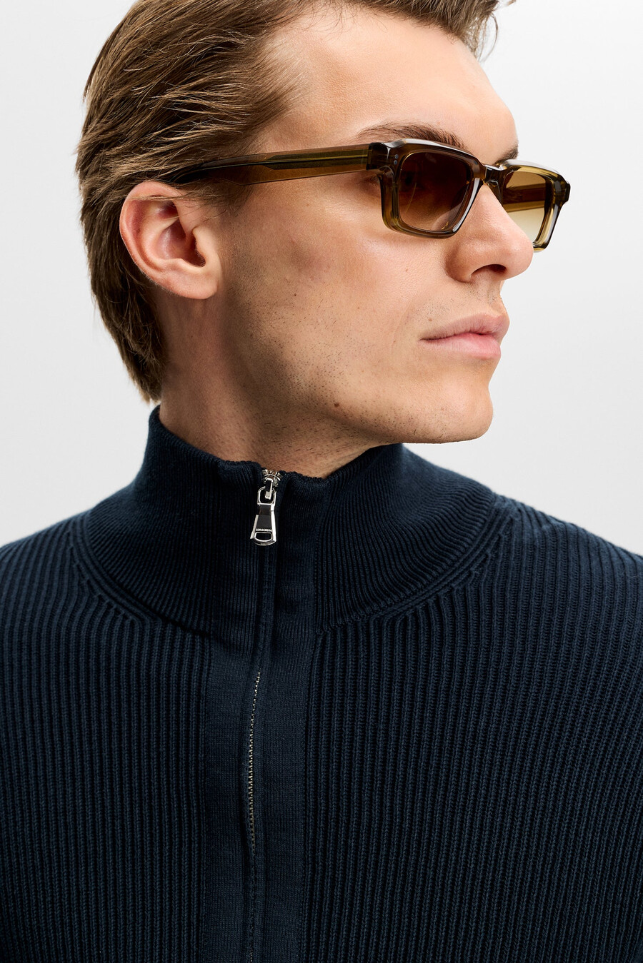maglione alex con mezza zip