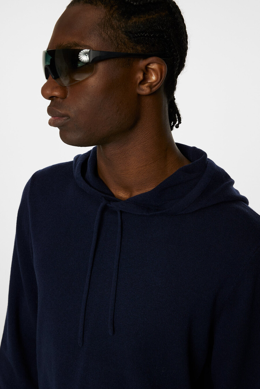 felpa con cappuccio in cashmere kolton