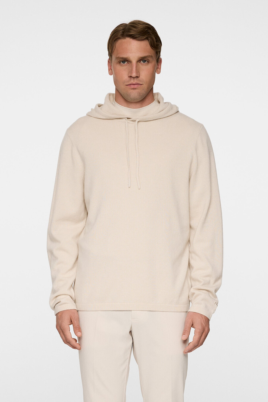 felpa con cappuccio in cashmere kolton
