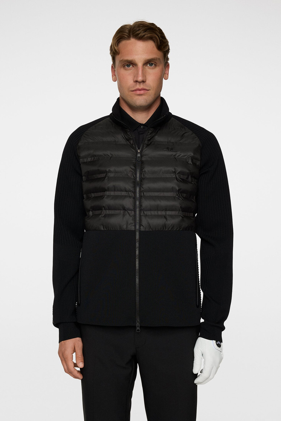 maglione con cerniera in maglia tecnica aziel