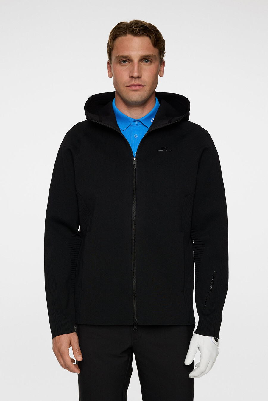maglione con cerniera in maglia solarcore