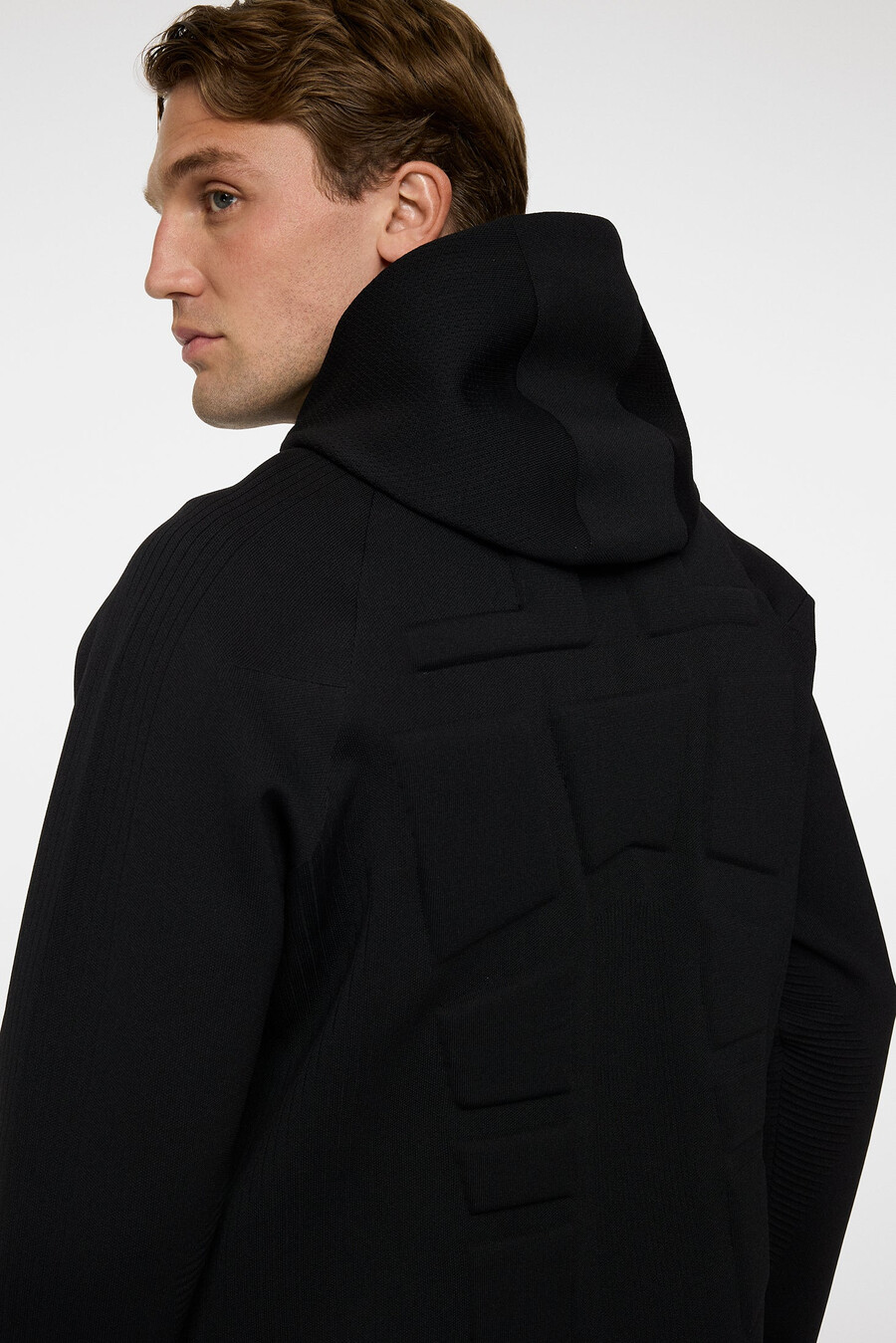 maglione con cerniera in maglia solarcore