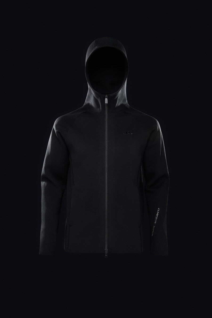 maglione con cerniera in maglia solarcore