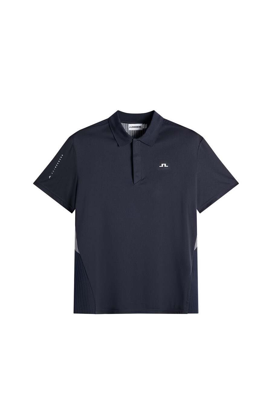 polo in maglia ibrida neri