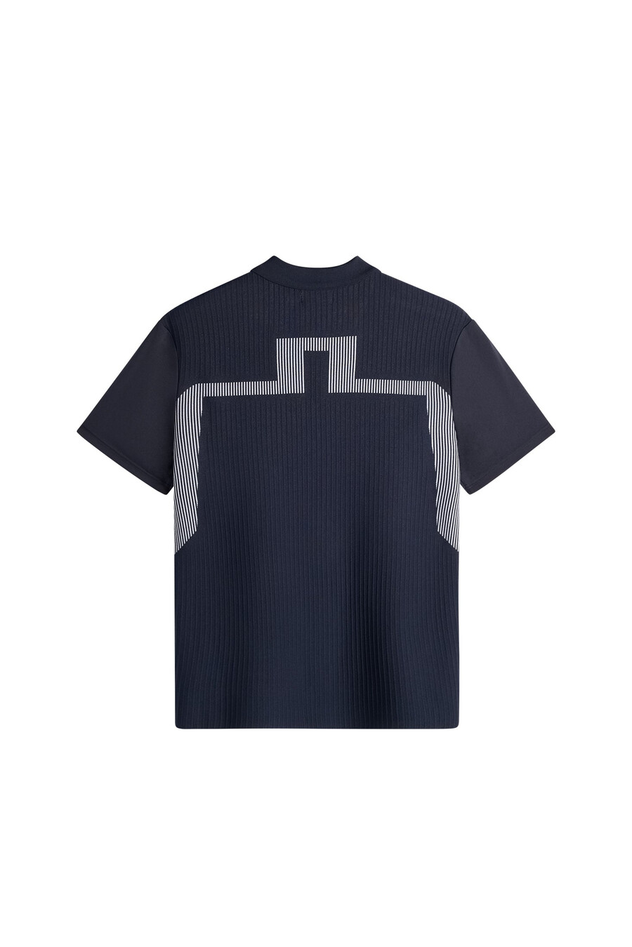 polo in maglia ibrida neri