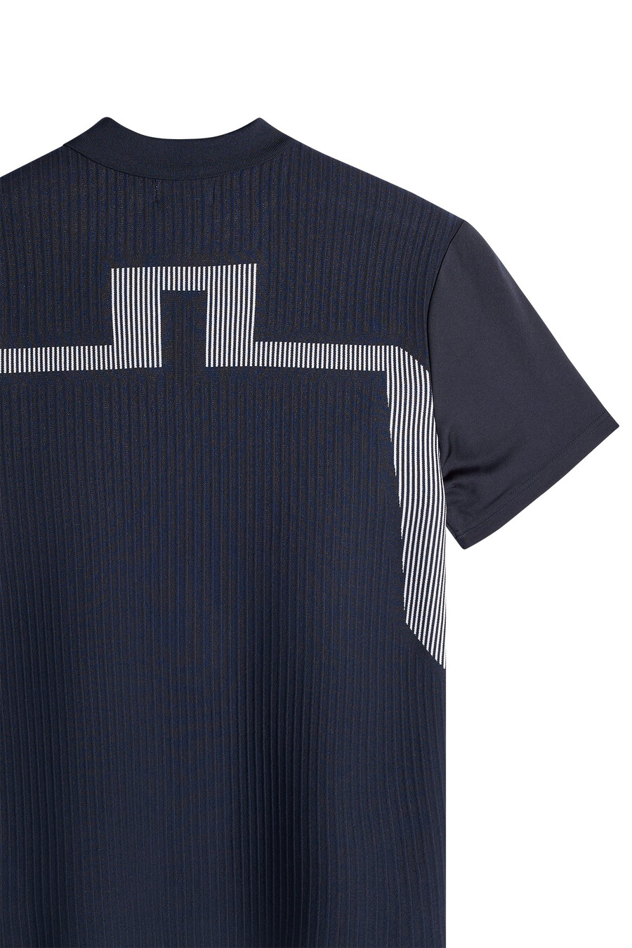polo in maglia ibrida neri