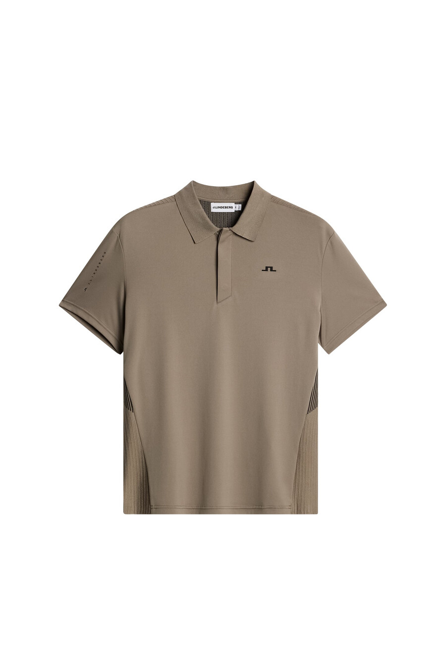 polo in maglia ibrida neri