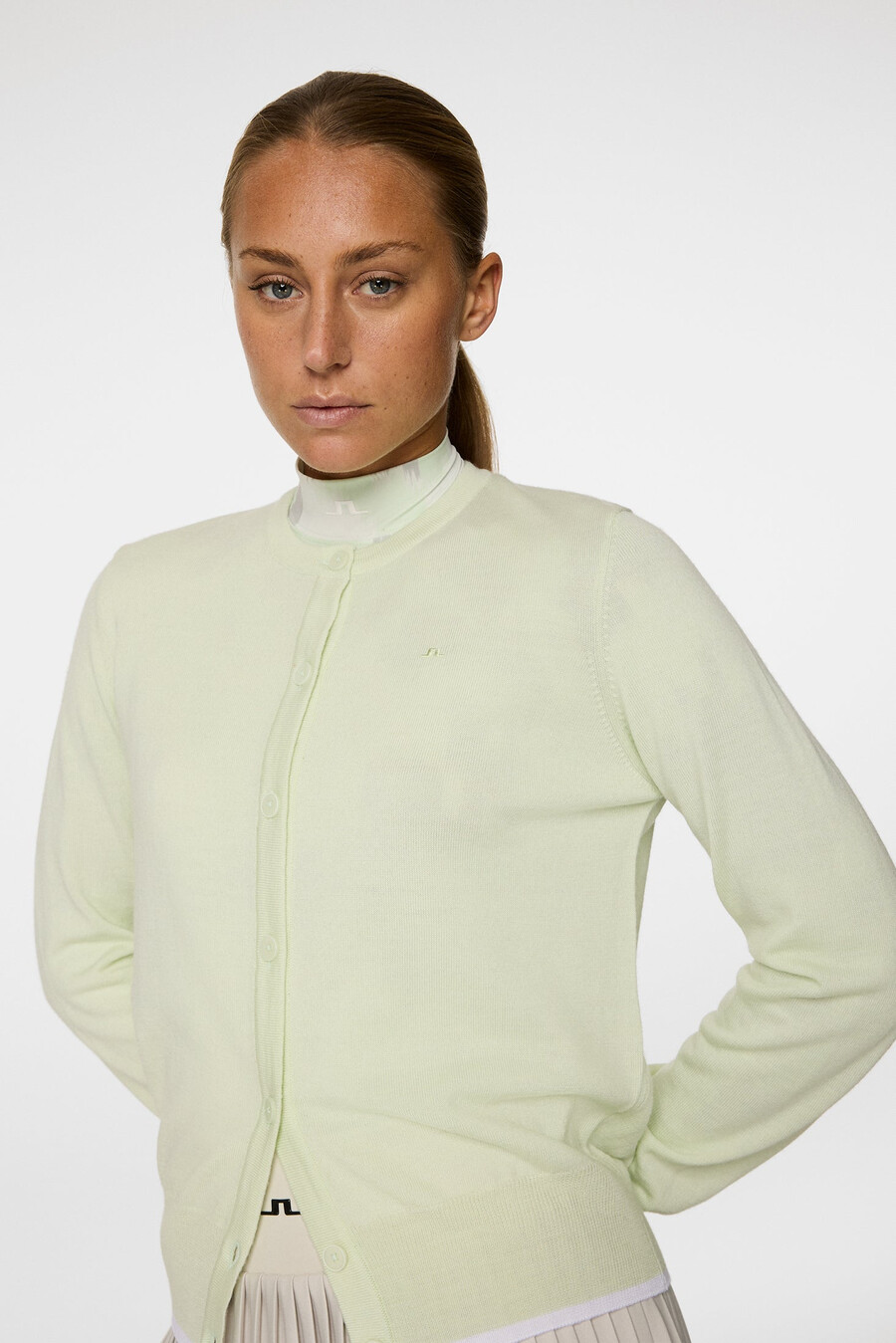 cardigan lavorato a maglia joanna