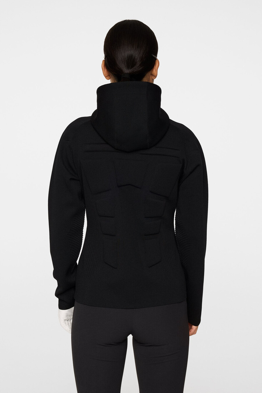 maglione con cerniera in maglia solarcore