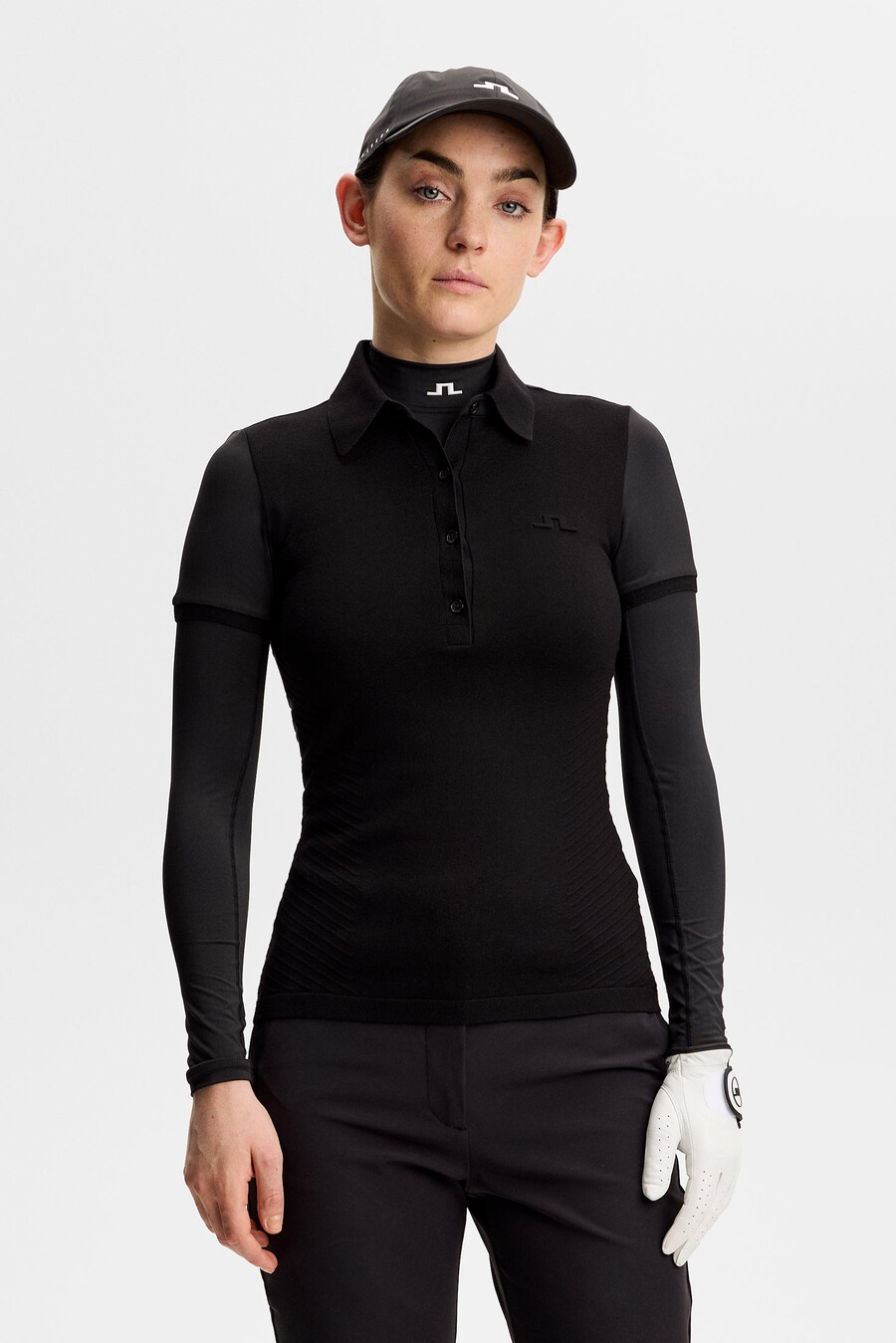 polo in maglia ibrida kailey