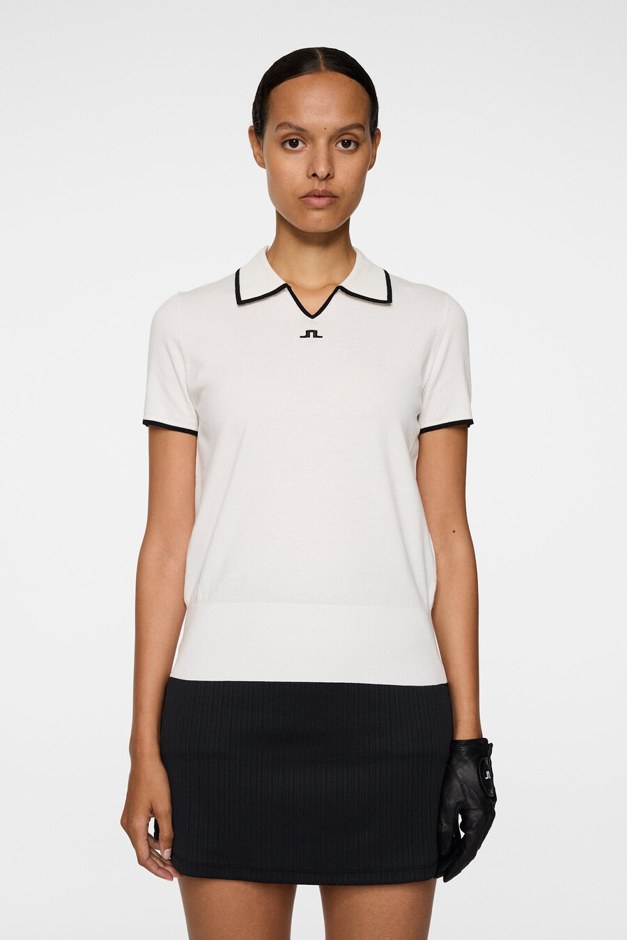 polo in maglia malva