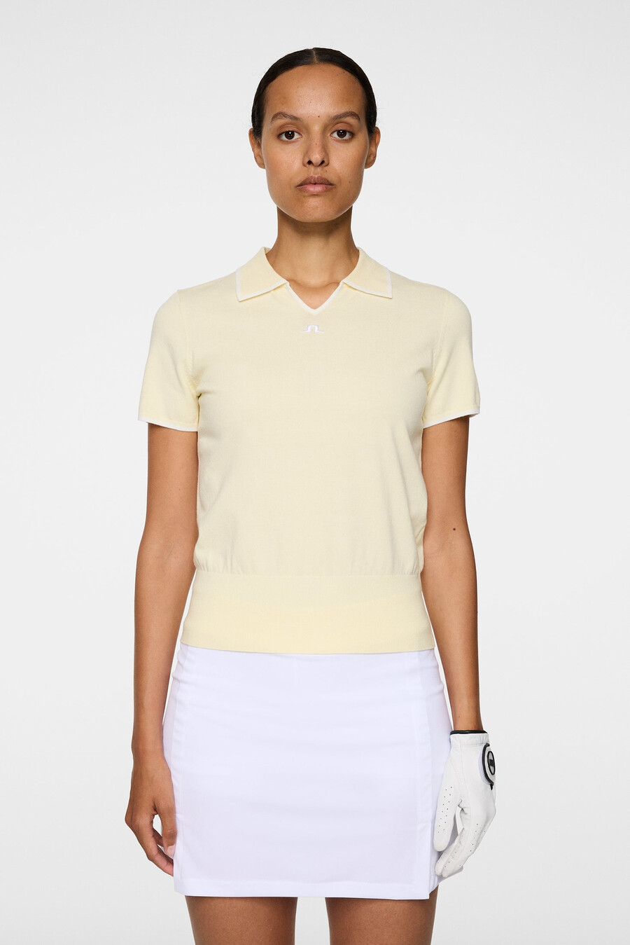 polo in maglia malva
