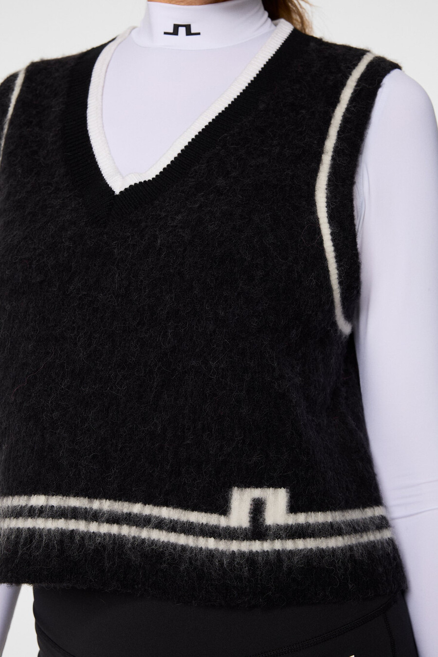 gilet lavorato a maglia noelle