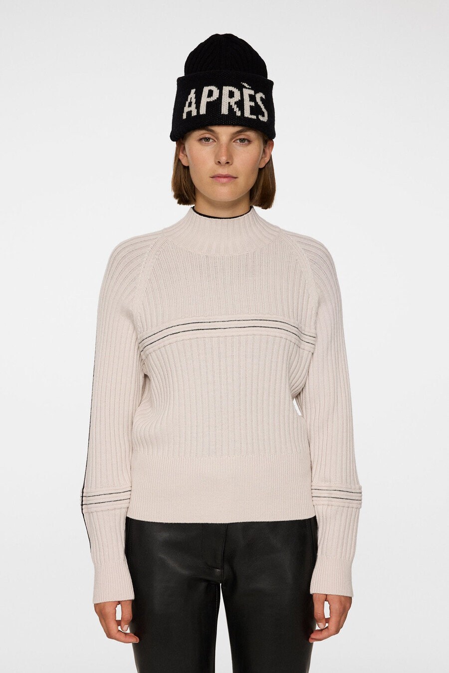 maglione lavorato a maglia nora