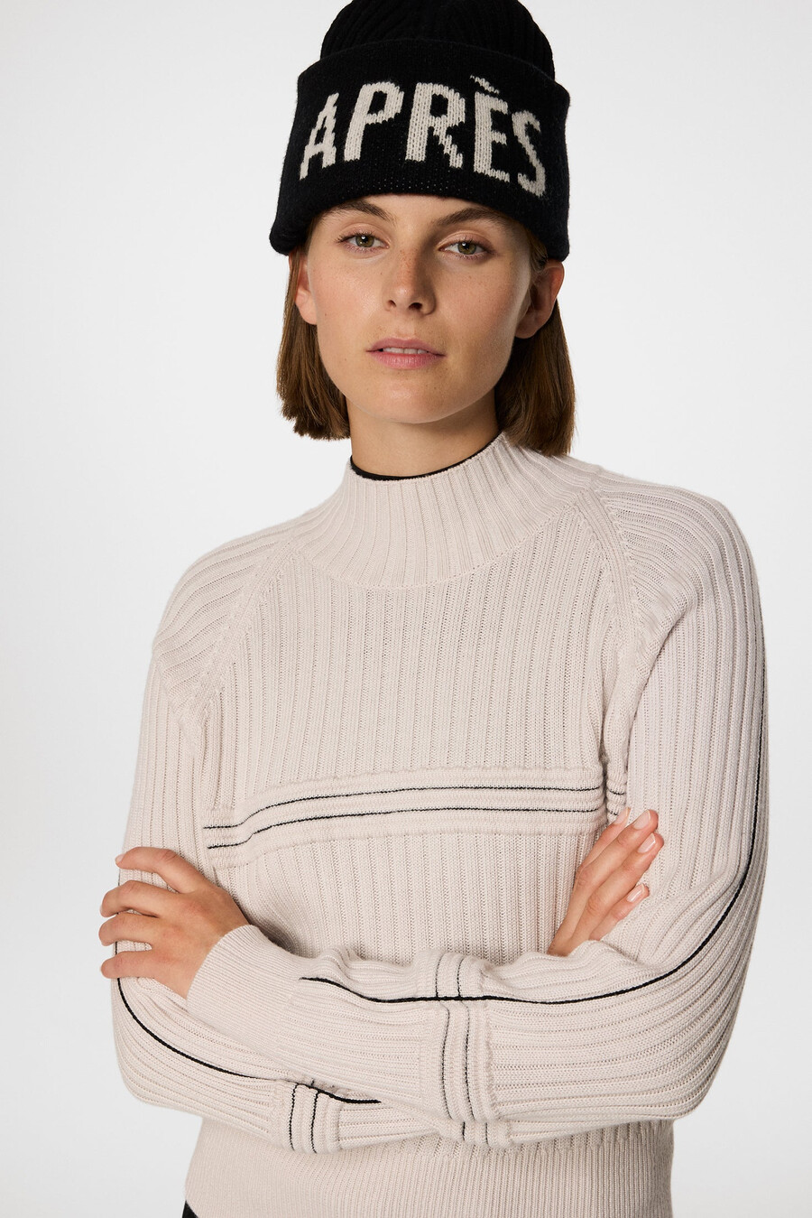 maglione lavorato a maglia nora