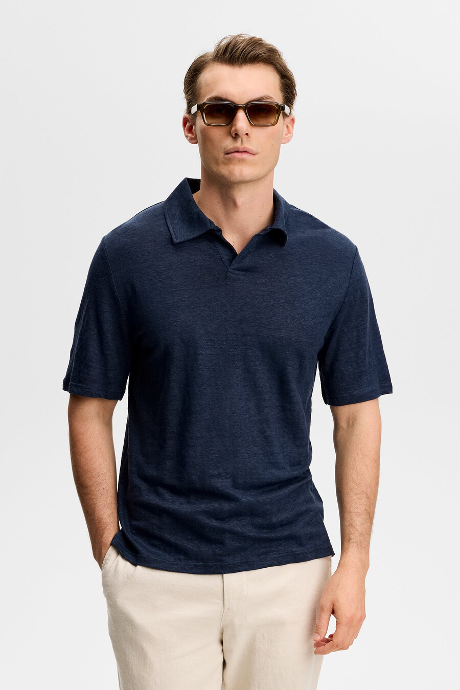 polo in lino roy
