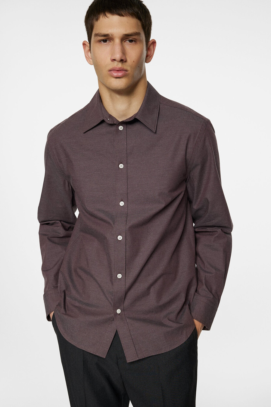 camicia in flanella leggera e sottile