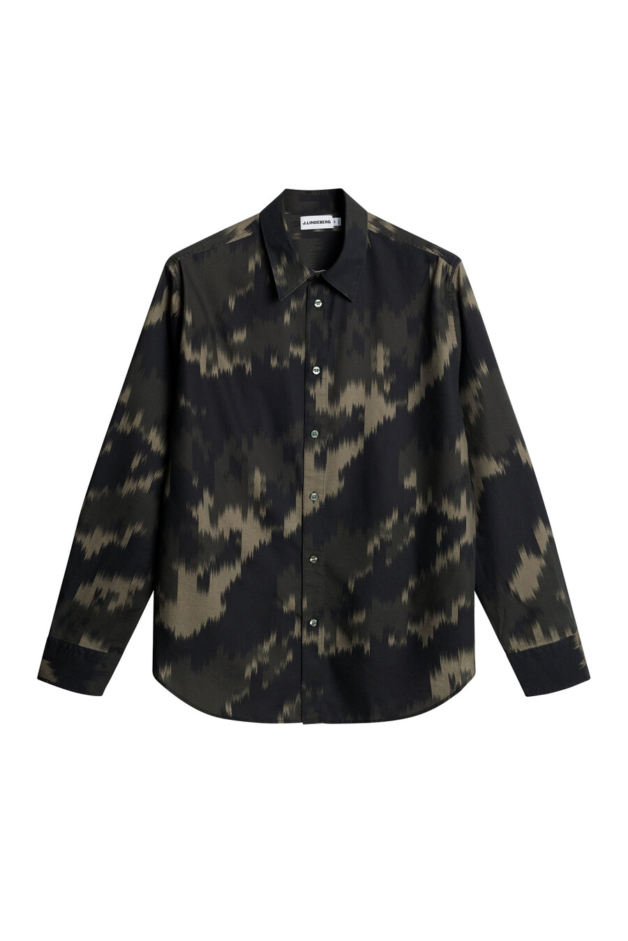 camicia stampata in tencel reg ls