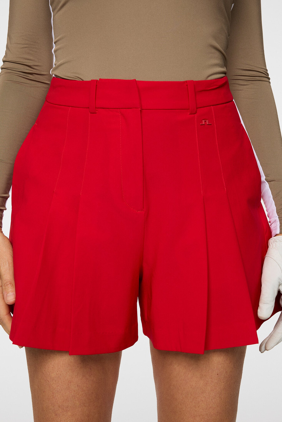 pantaloncini plissettati arella